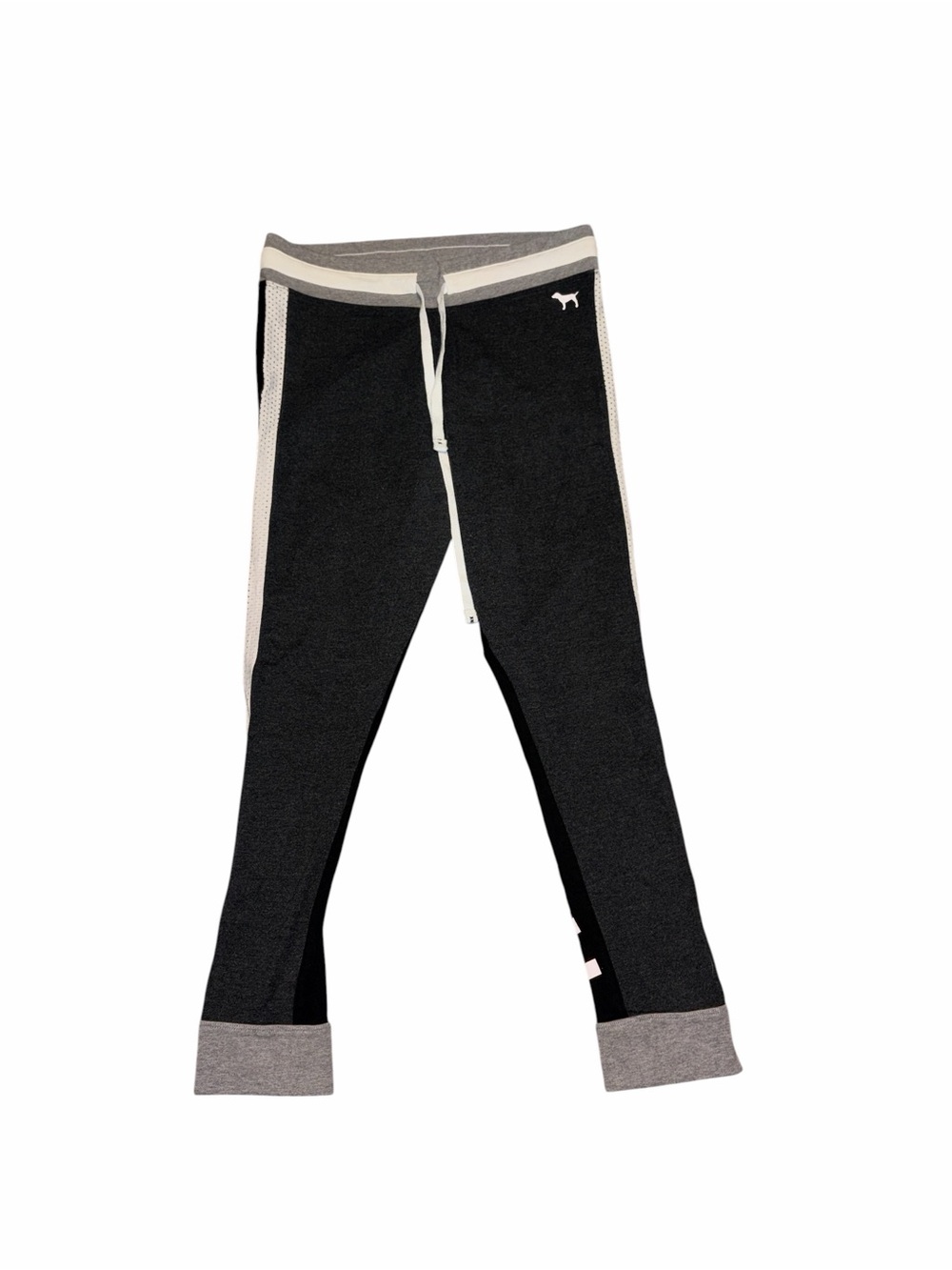Pink Victoria's Secret PINK Black/Gray Cozy Legging Joggers Size Large